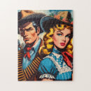Search for wild west puzzles Cowgirl