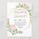 Search for dusty rose and gold wedding invitations Simple