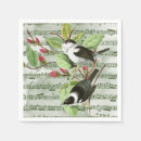 Search for vintage sheet music napkins Watercolor