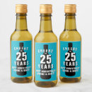 Search for mini wine labels Anniversary