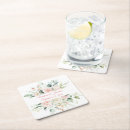 Search for floral wedding coasters Elegant