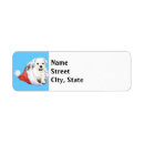 Search for west highland terrier return address labels Puppy