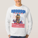 Search for 4th of july golden retriever tshirts America