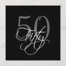 Search for formal 50th birthday invitations Simple