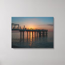 Search for sunset canvas prints Water