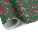 Search for ugly sweater wrapping paper White