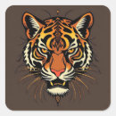 Search for tiger face stickers Wildlife