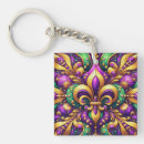 Search for fleur de lis key rings Green