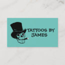Search for tatoo business cards Skull