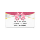 Search for black and white damask return address labels Classic