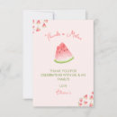 Search for one in a melon thank you cards Cute