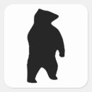 Search for bear silhouette stickers Animal