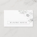 Search for illustrations business cards Botanical