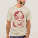 Search for retro vintage santa claus tshirts Believe