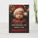 Search for boys christmas cards Santa