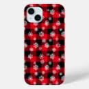 Search for red snowflake iphone cases Tartan