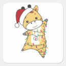 Search for giraffe christmas stickers Xmas