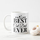 Search for best cat dad ever mugs Cute