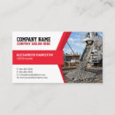 Search for concrete company business cards Construction