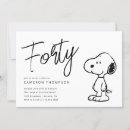 Search for peanuts birthday invitations Snoopy