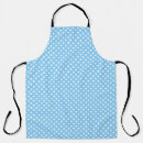 Search for blue polka dot pattern aprons Simple