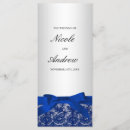 Search for bow and ribbon wedding programmes Lace