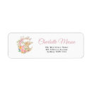 Search for pink elephant baby shower return address labels Floral