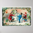 Search for victorian christmas posters Snowman