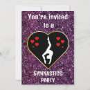 Search for gymnasts invitations Party
