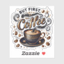 Search for morning coffee stickers Retro