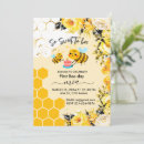 Search for honeycomb birthday invitations Bees