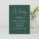 Search for emerald green baby shower invitations Gender neutral
