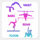Search for gymnast stickers Purple