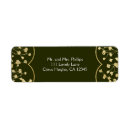 Search for babys breath return address labels Elegant