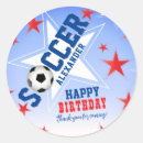 Search for soccer birthday party stickers Futbol