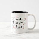 Search for greatest sister mugs Flower accents