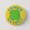 Search for lucky shamrock clover badges Saint patricks day