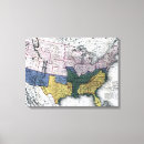 Search for 1864 canvas prints Map