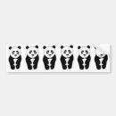 Search for pandas bumper stickers China