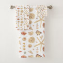 Search for seashells bath towels Tropical