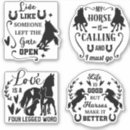 Search for horse quote stickers Western