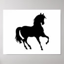 Search for black horse silhouette posters Animal