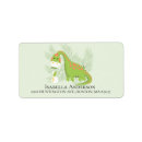 Search for cute dinosaur return address labels Animals