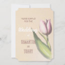 Search for yellow tulip invitations Minimalist