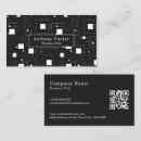 Search for futuristic design business cards Qr code