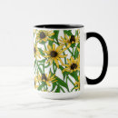 Search for yellow floral pattern mugs Illustration