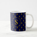 Search for royal blue monogram mugs Gold
