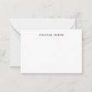 Search for professional note cards Chic