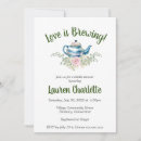Search for love is brewing shower invitations Party
