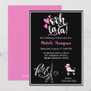 Search for black poodle invitations Pink
